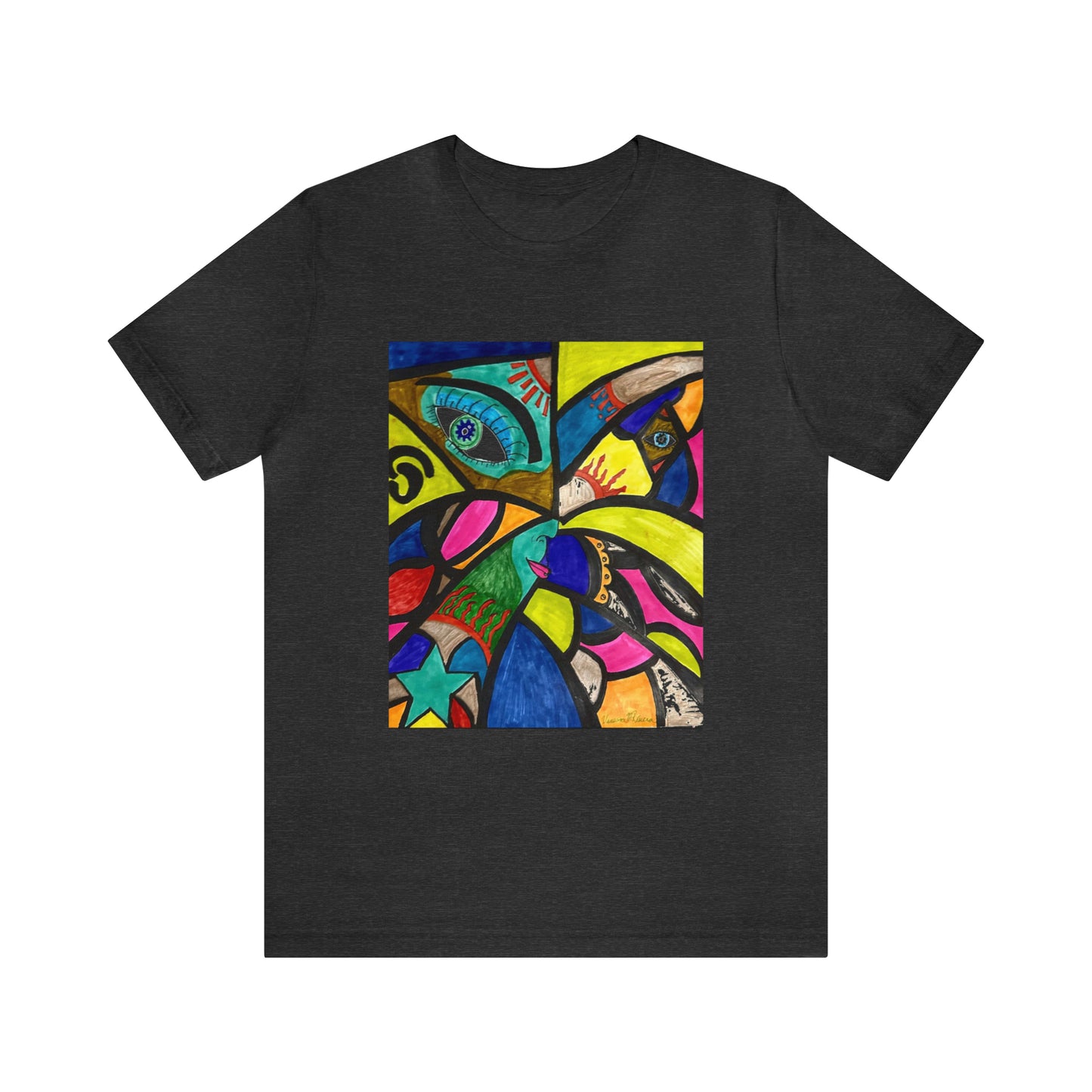 Abstract - Unisex Jersey Short Sleeve Tee