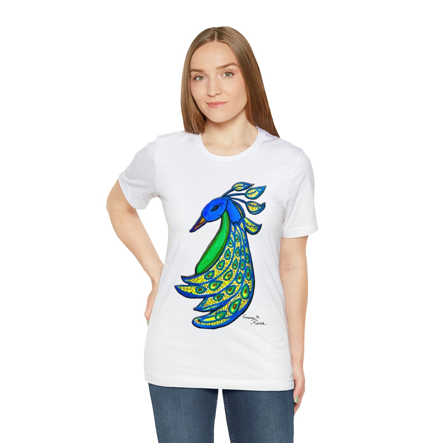 Peacock - Unisex Jersey Short Sleeve Tee