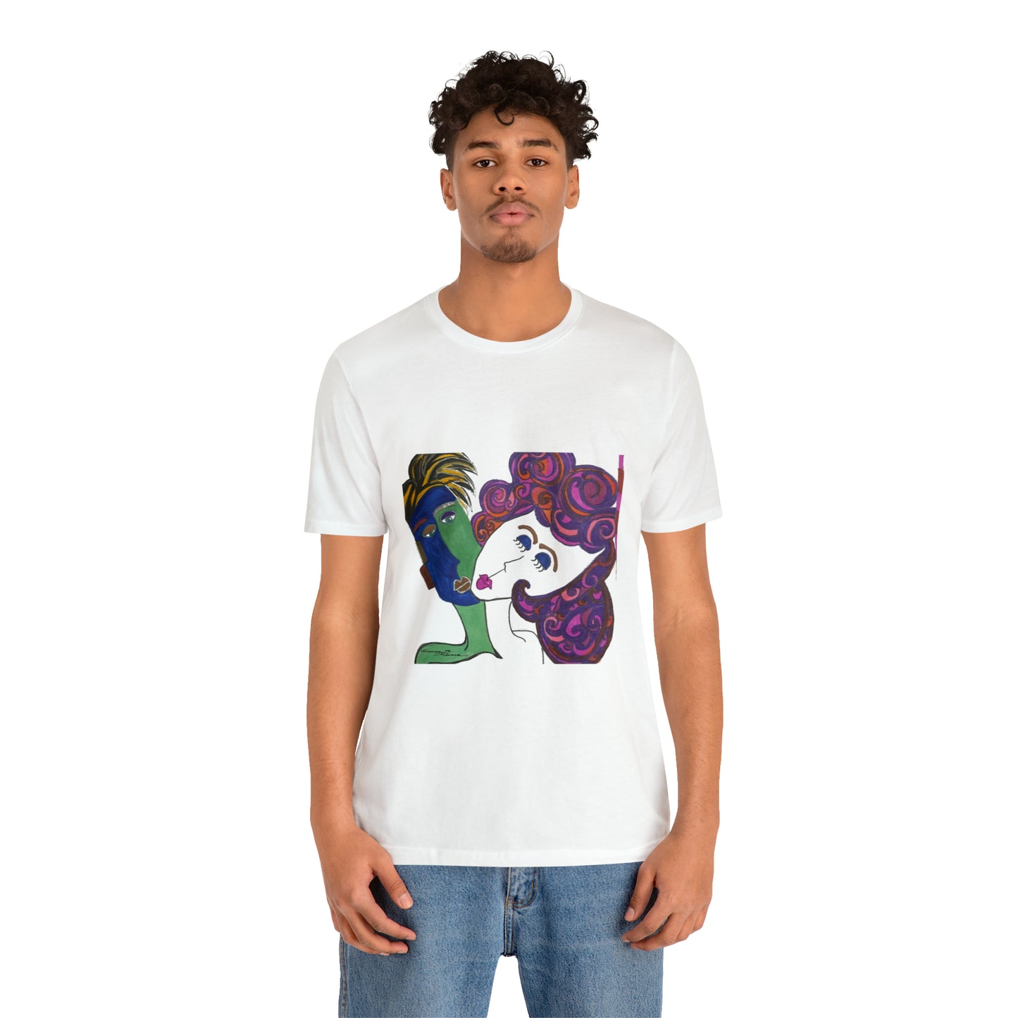 Faces - Unisex Jersey Short Sleeve Tee