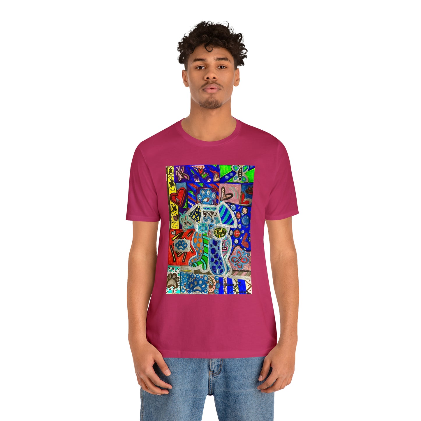 Abstract - Unisex Jersey Short Sleeve Tee