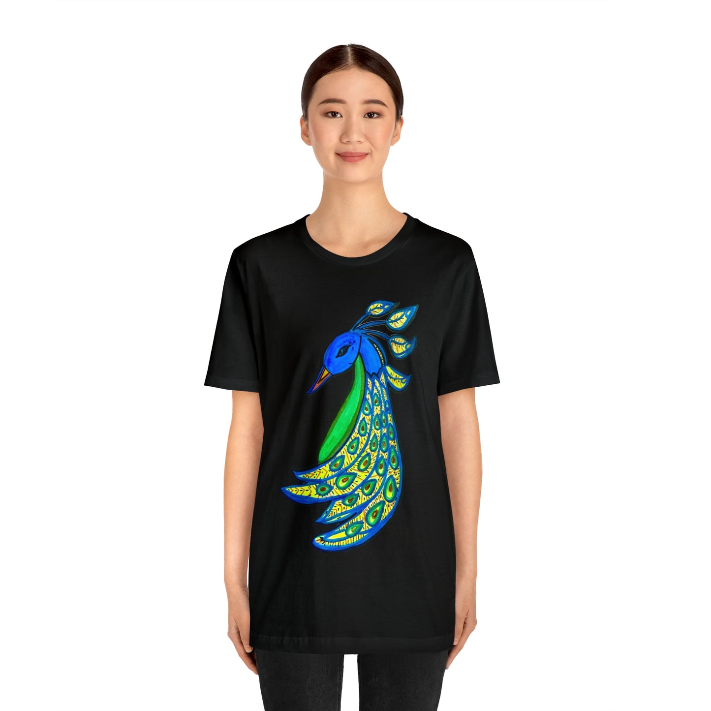 Peacock - Unisex Jersey Short Sleeve Tee