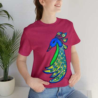 Peacock - Unisex Jersey Short Sleeve Tee