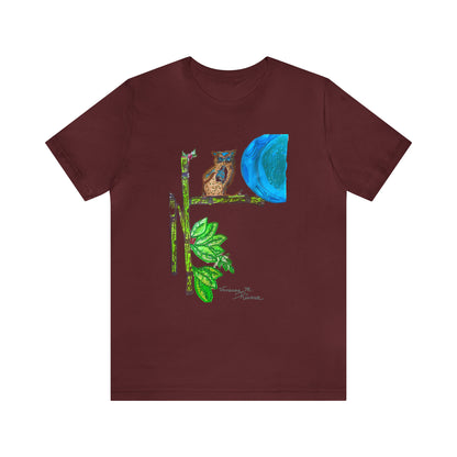 Owl - Unisex Jersey Short Sleeve Tee