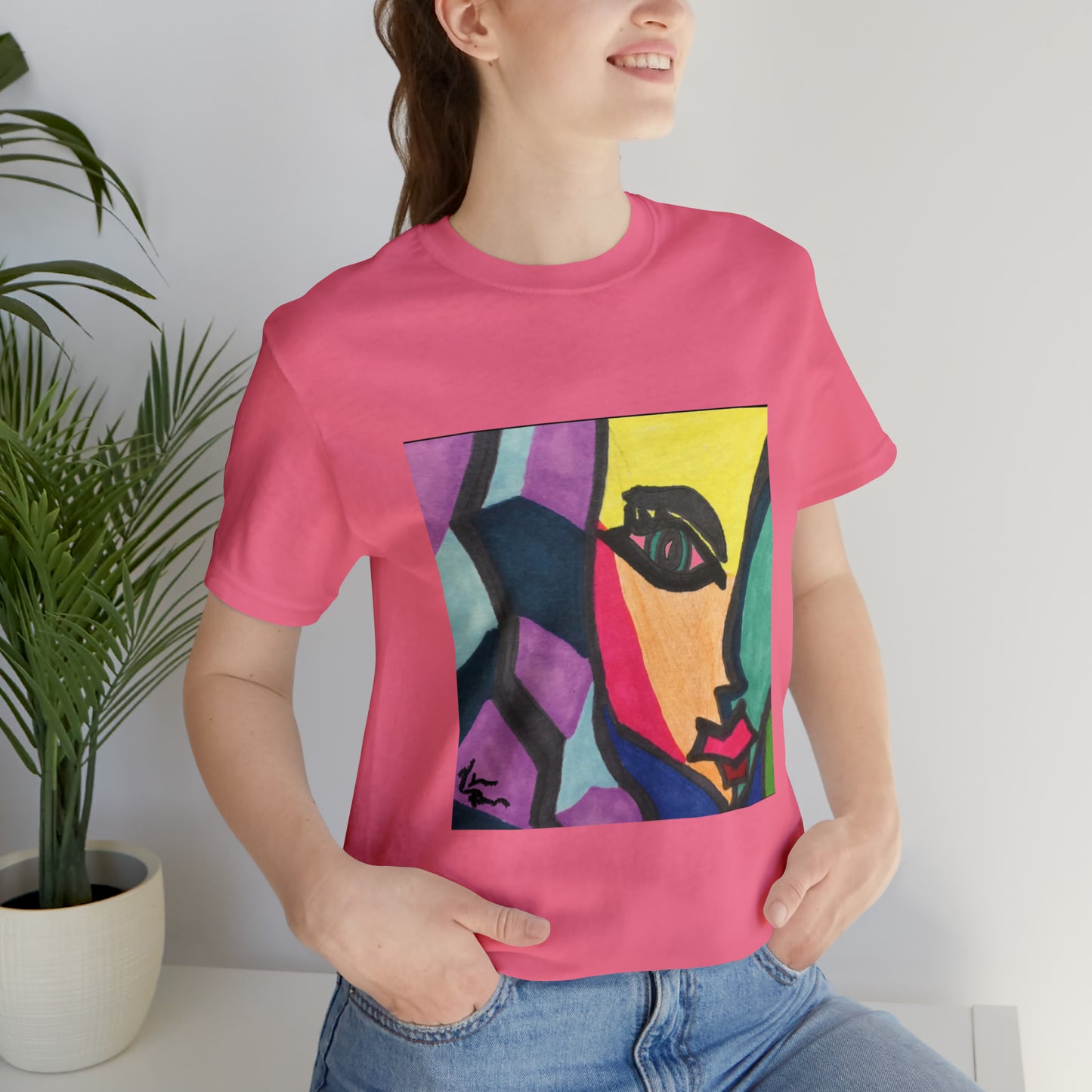 Face - Unisex Jersey Short Sleeve Tee