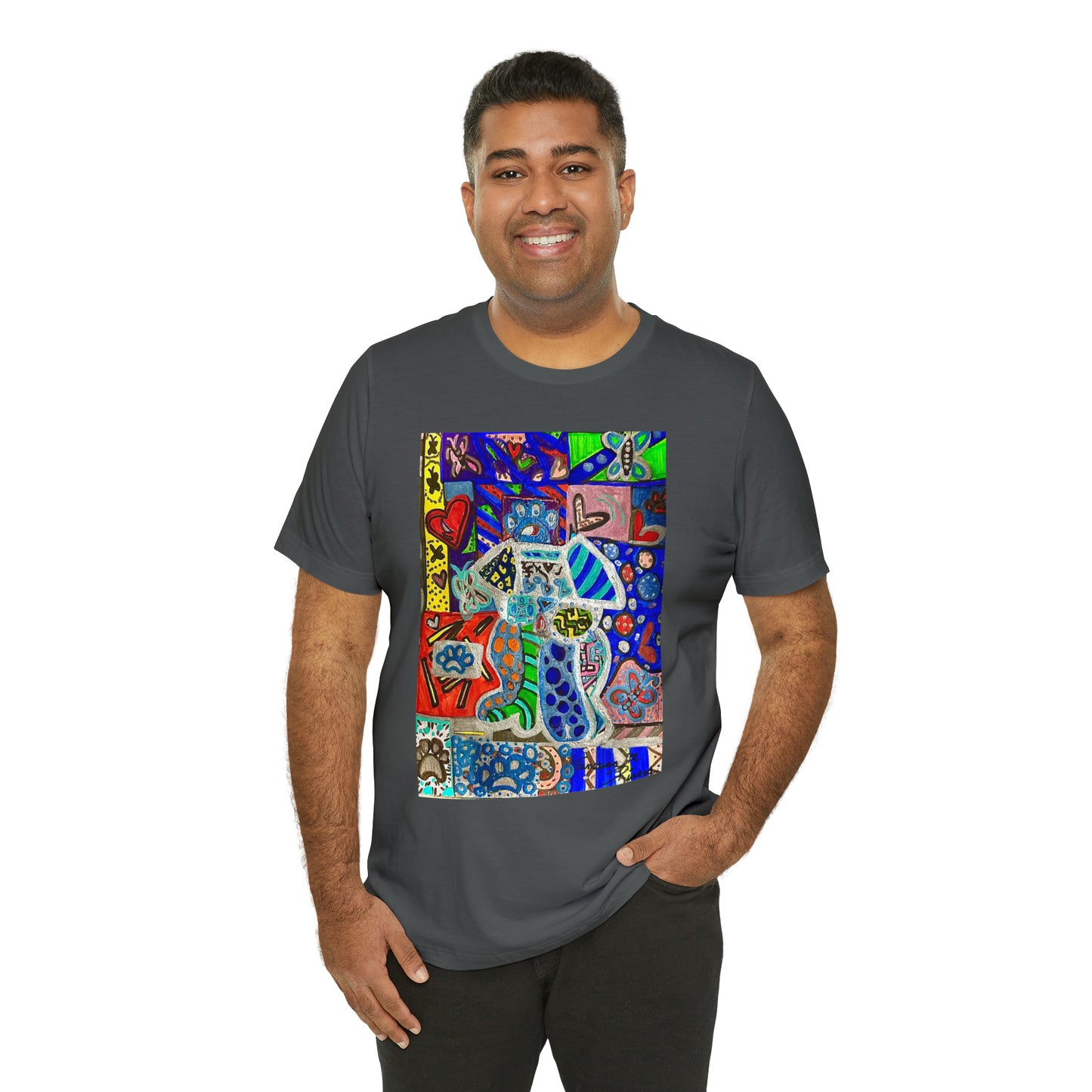 Abstract - Unisex Jersey Short Sleeve Tee