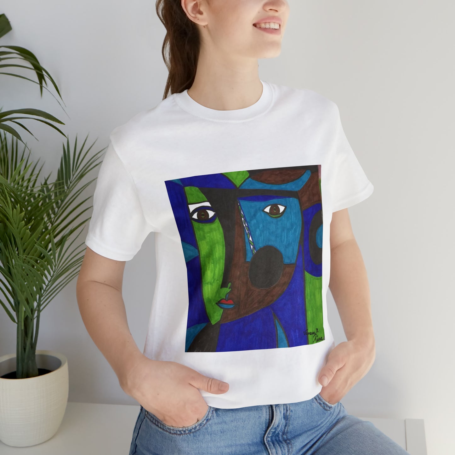 Face - Unisex Jersey Short Sleeve Tee