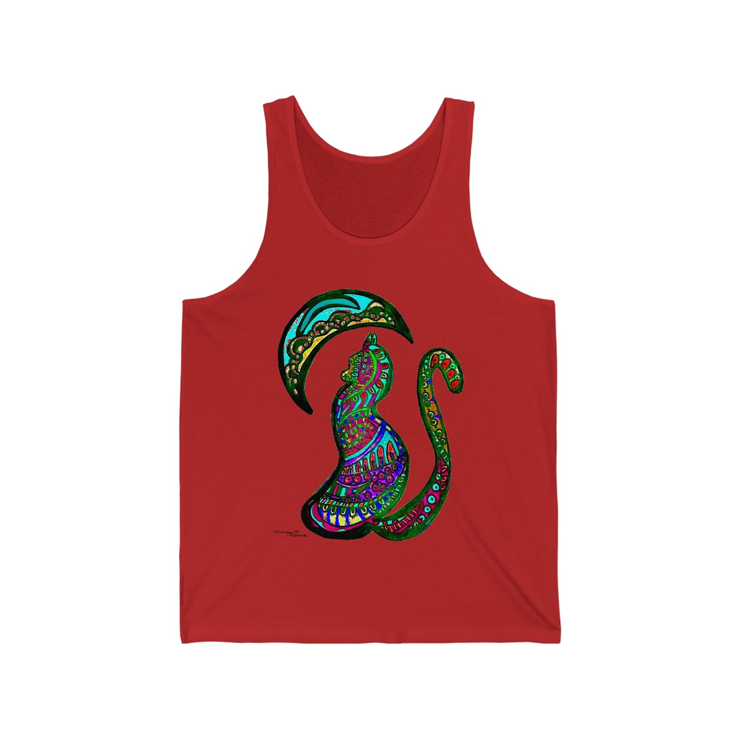 Cat - Unisex Jersey Tank