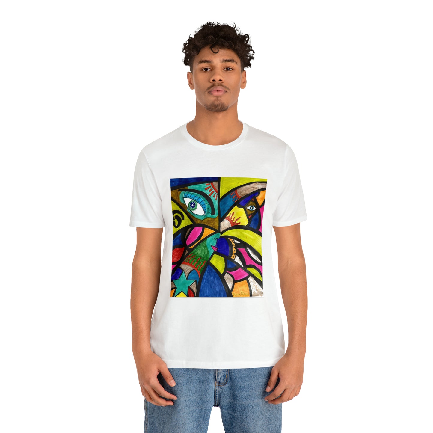 Abstract - Unisex Jersey Short Sleeve Tee