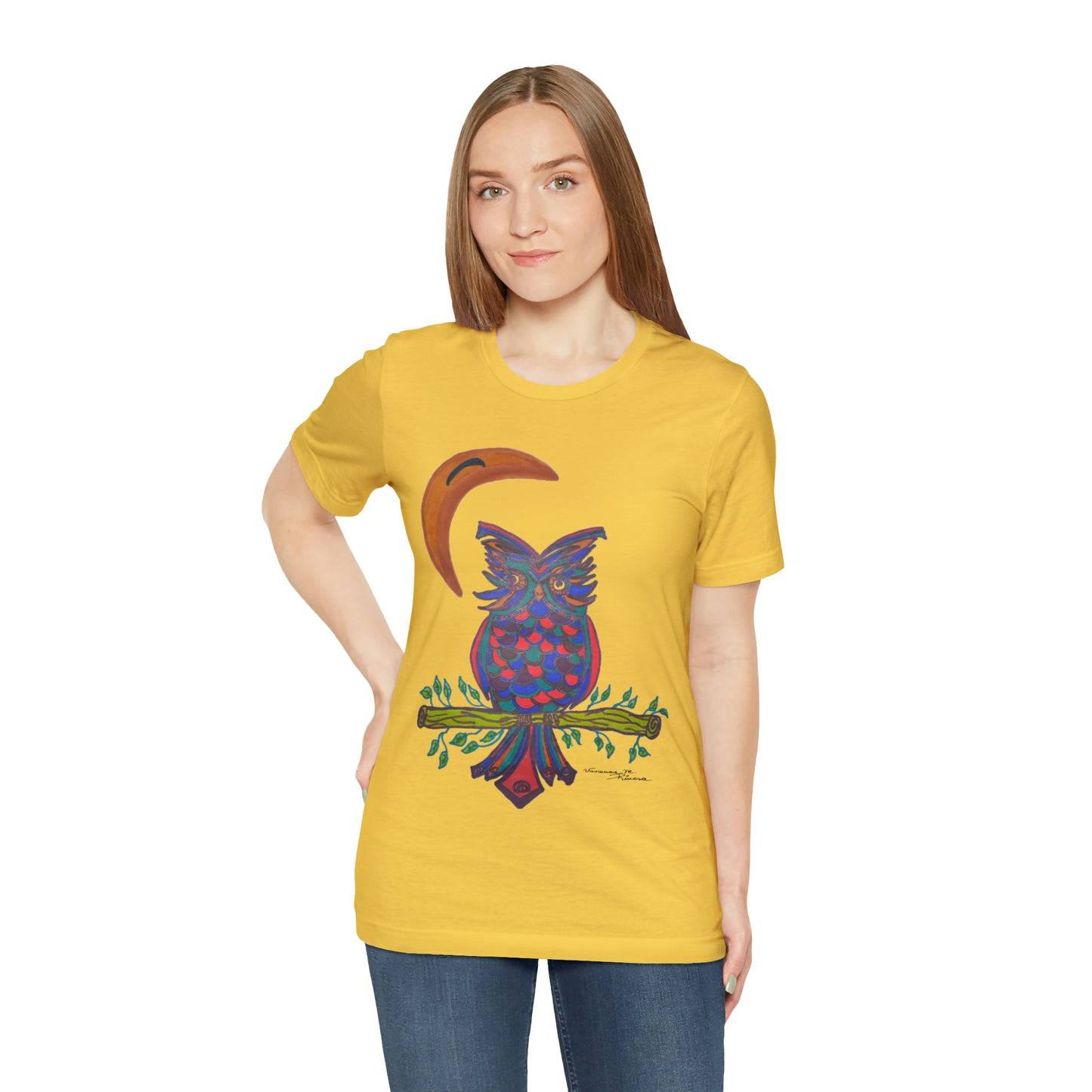 Owl - Unisex Jersey Short Sleeve Tee