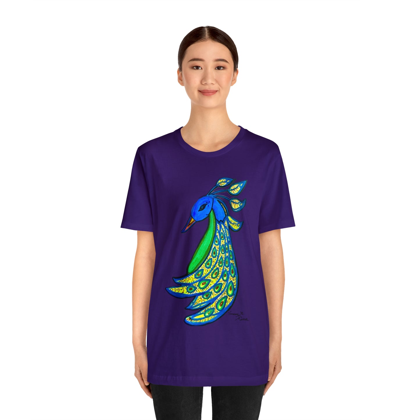 Peacock - Unisex Jersey Short Sleeve Tee