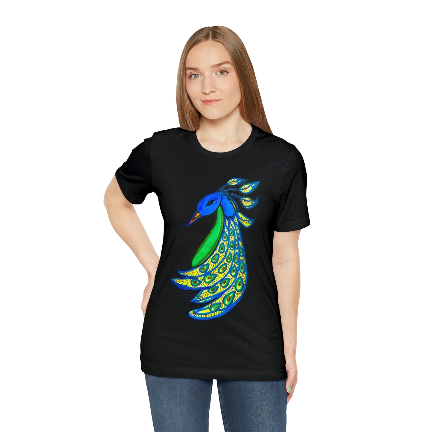 Peacock - Unisex Jersey Short Sleeve Tee