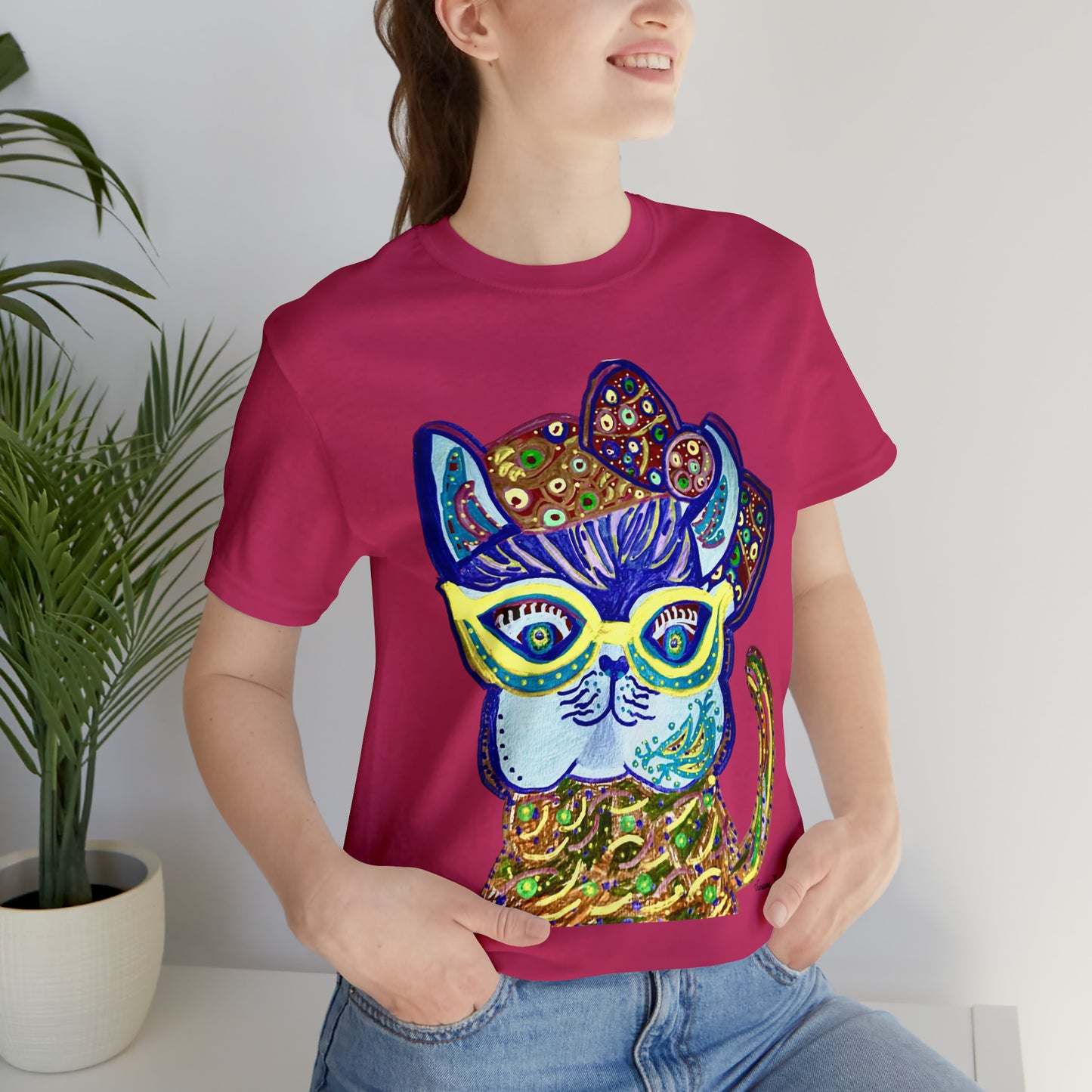 Cat - Unisex Jersey Short Sleeve Tee