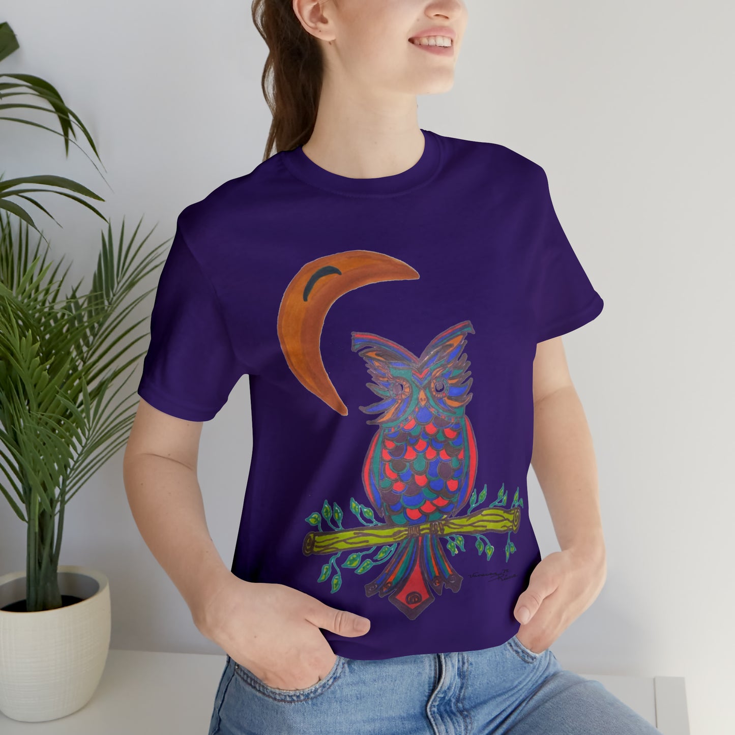 Owl - Unisex Jersey Short Sleeve Tee