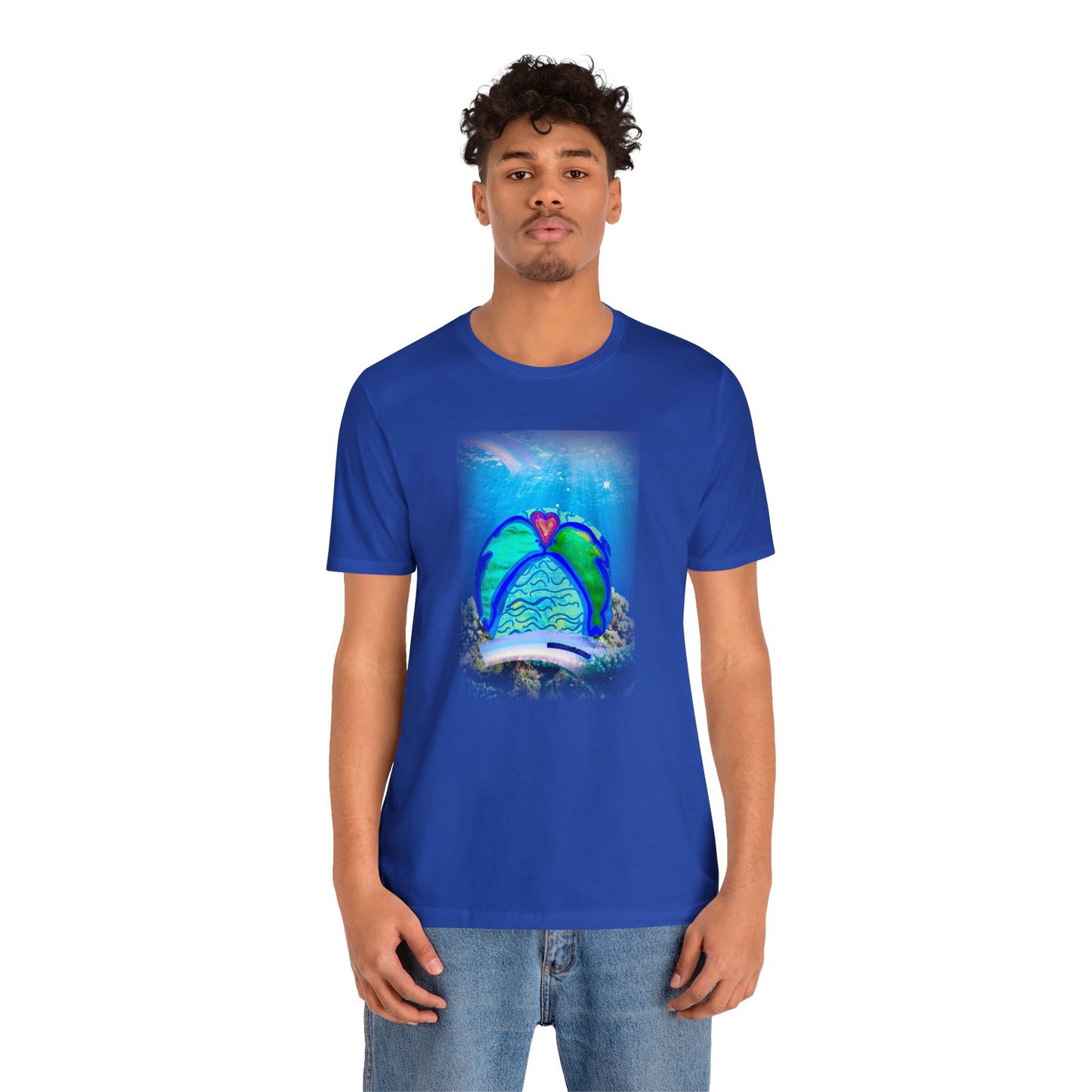 dolphin - Unisex Jersey Short Sleeve Tee