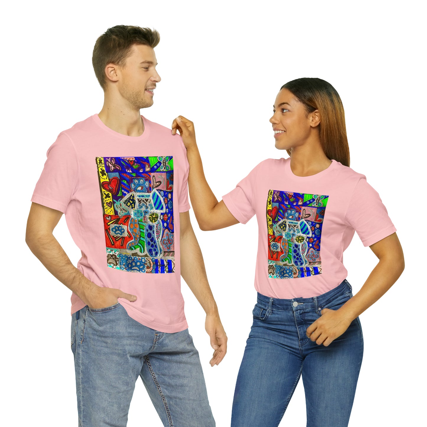 Abstract - Unisex Jersey Short Sleeve Tee