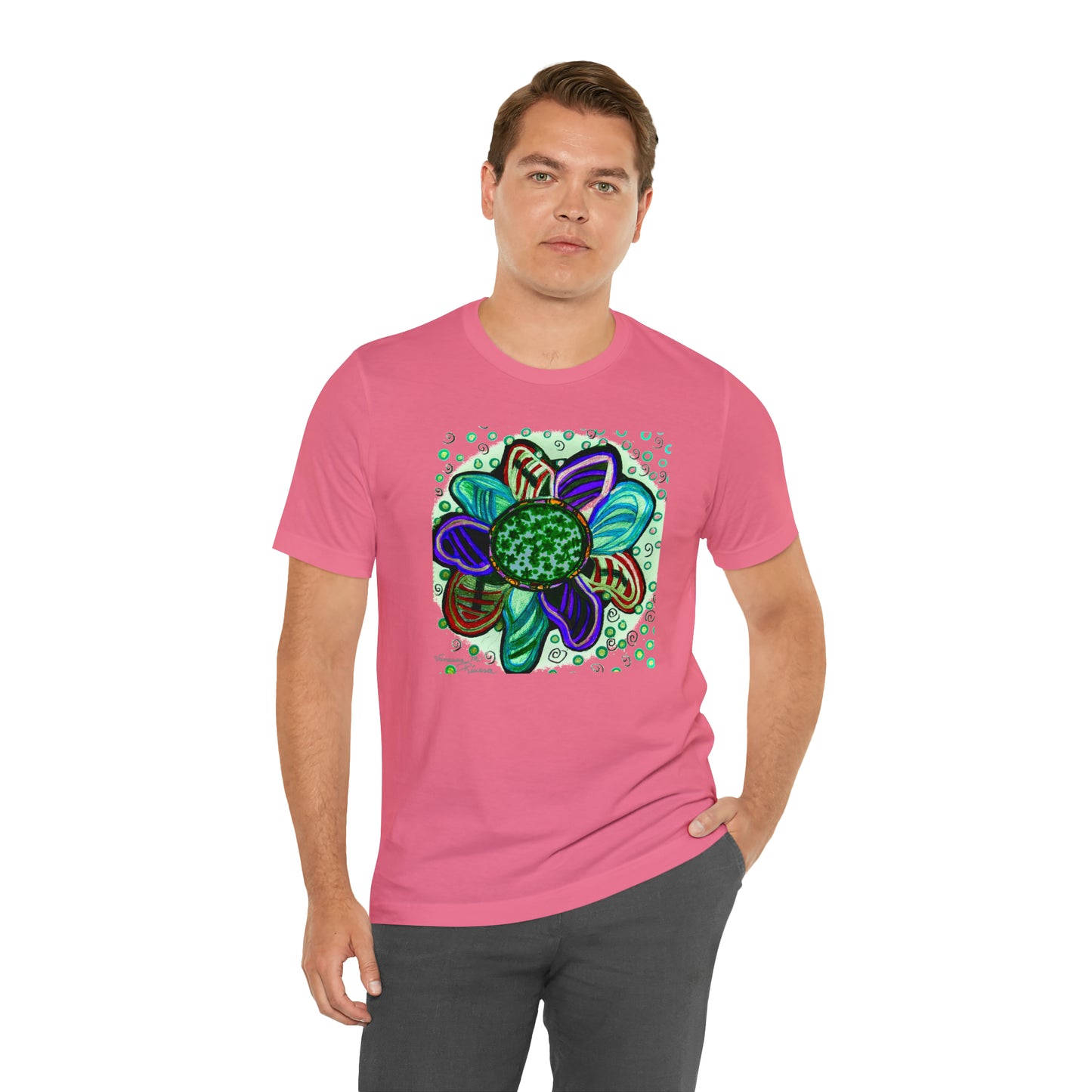 flower - Unisex Jersey Short Sleeve Tee