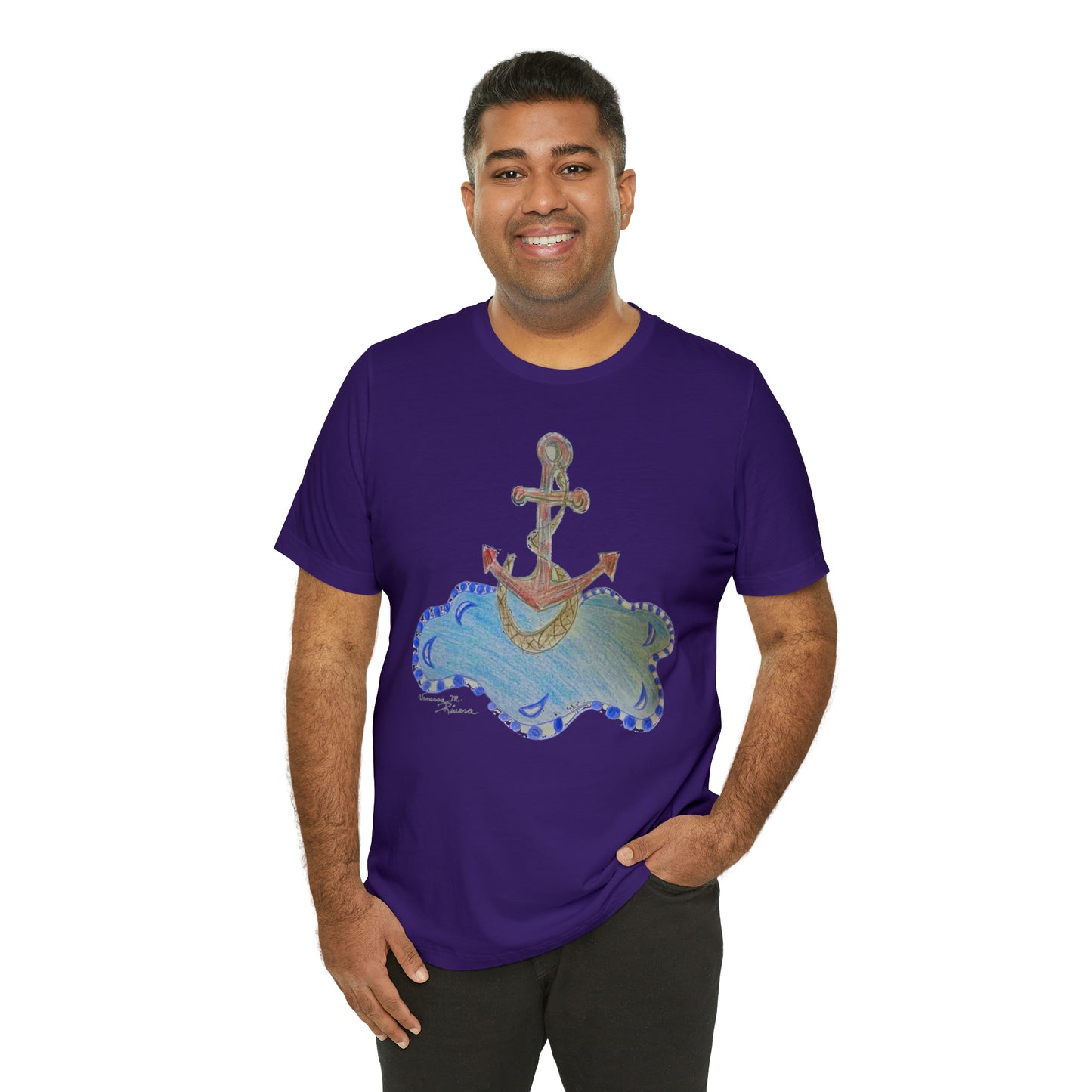 Anchor - Unisex Jersey Short Sleeve Tee