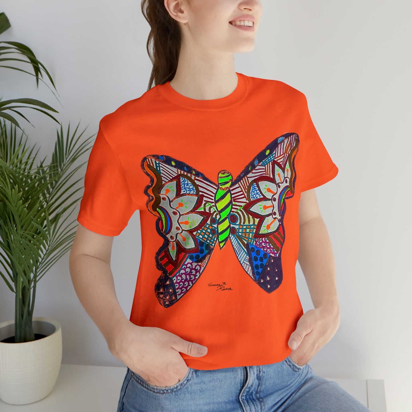 Butterfly - Unisex Jersey Short Sleeve Tee