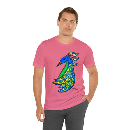 Peacock - Unisex Jersey Short Sleeve Tee