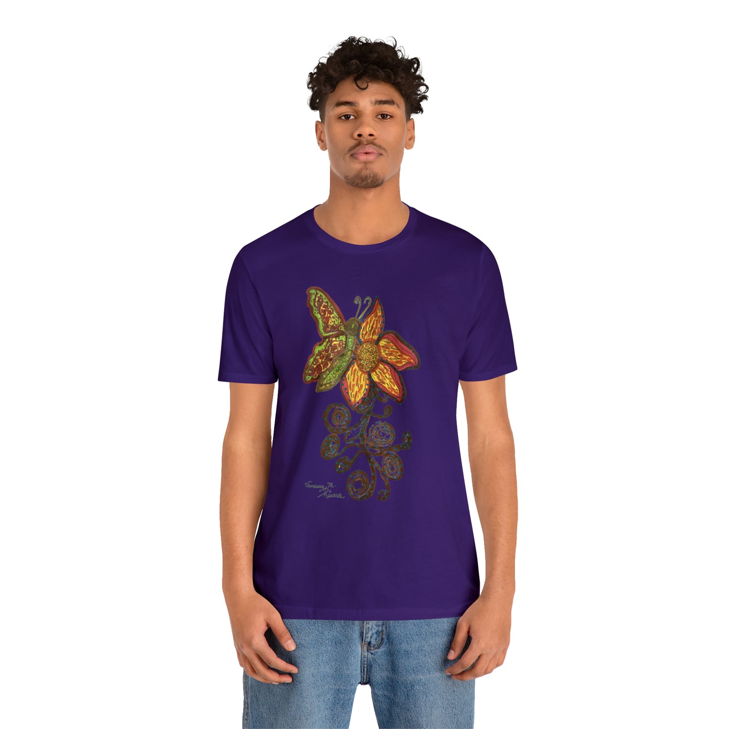 Butterfly - Unisex Jersey Short Sleeve Tee