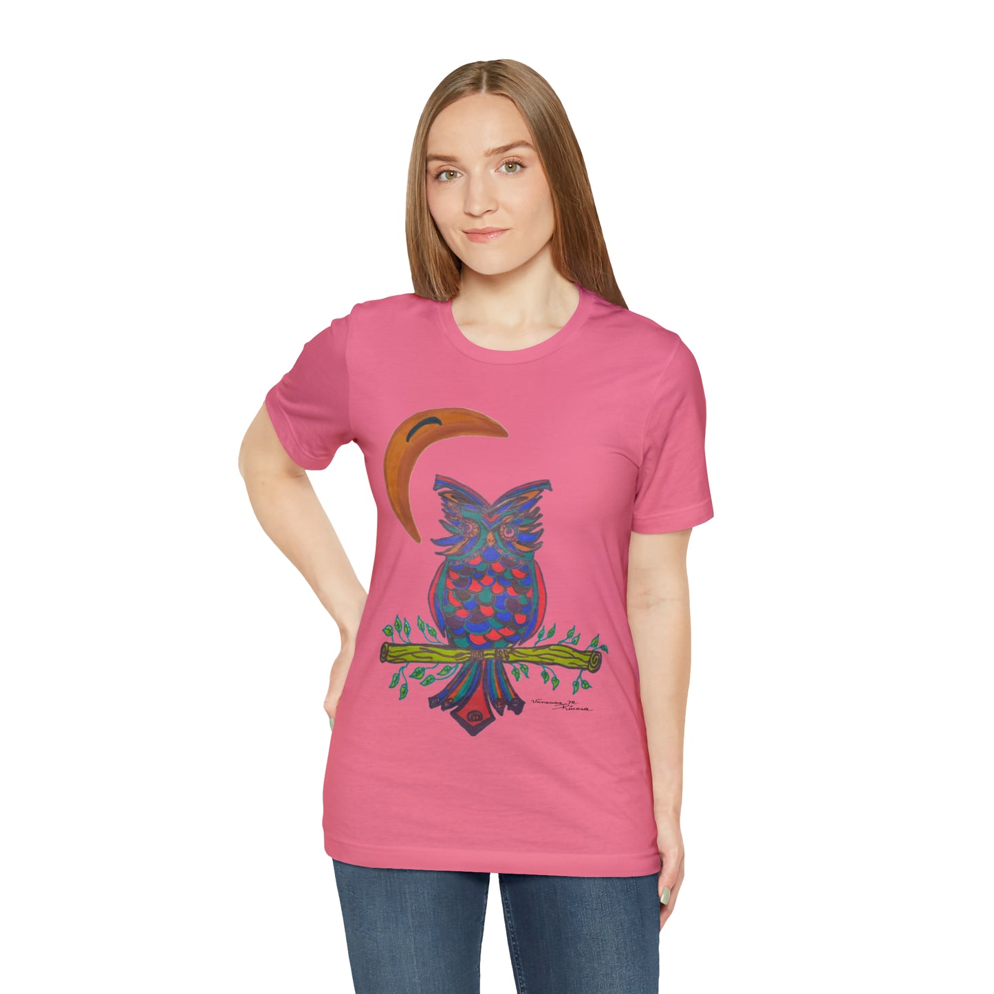 Owl - Unisex Jersey Short Sleeve Tee