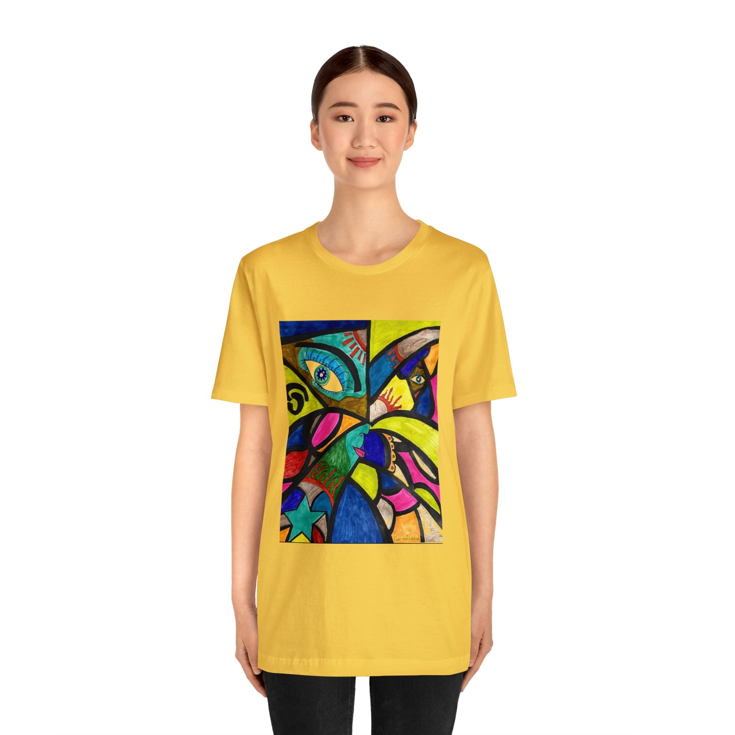 Abstract - Unisex Jersey Short Sleeve Tee