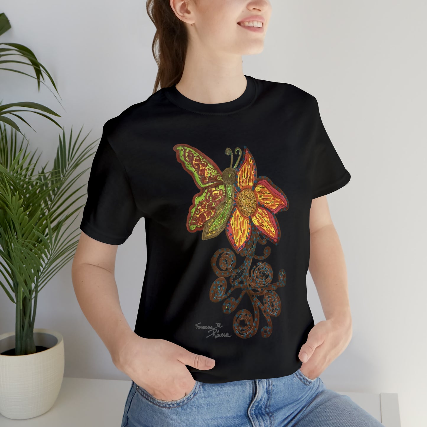 Butterfly - Unisex Jersey Short Sleeve Tee