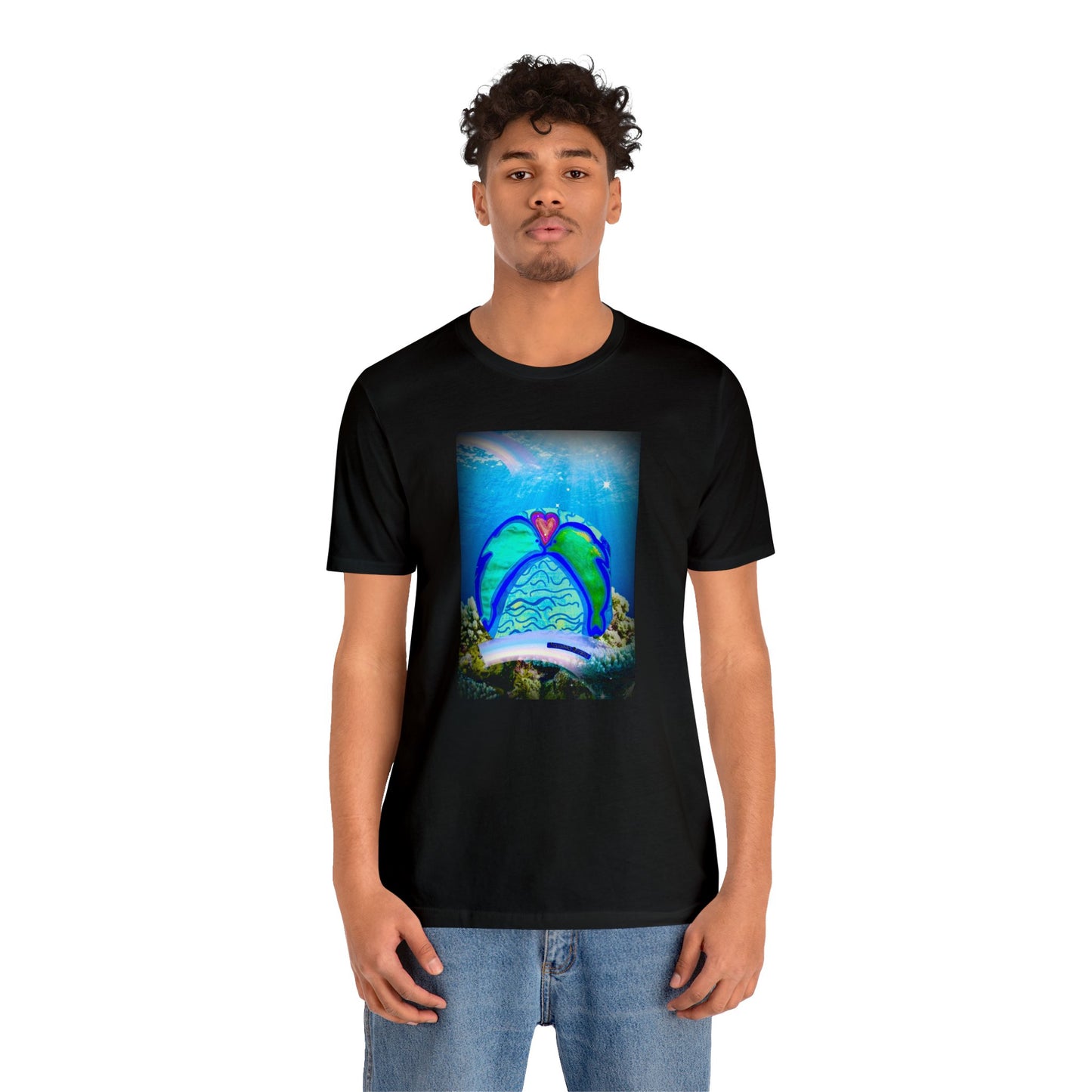 dolphin - Unisex Jersey Short Sleeve Tee