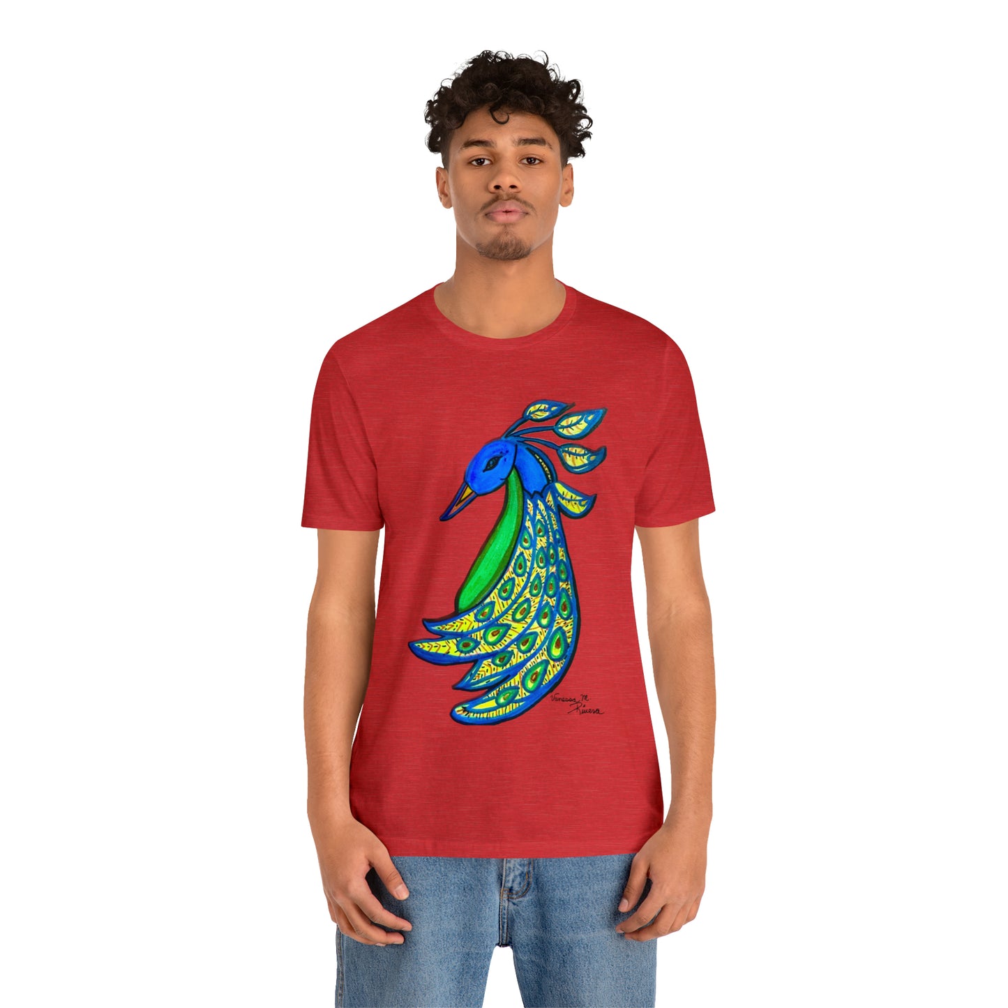 Peacock - Unisex Jersey Short Sleeve Tee