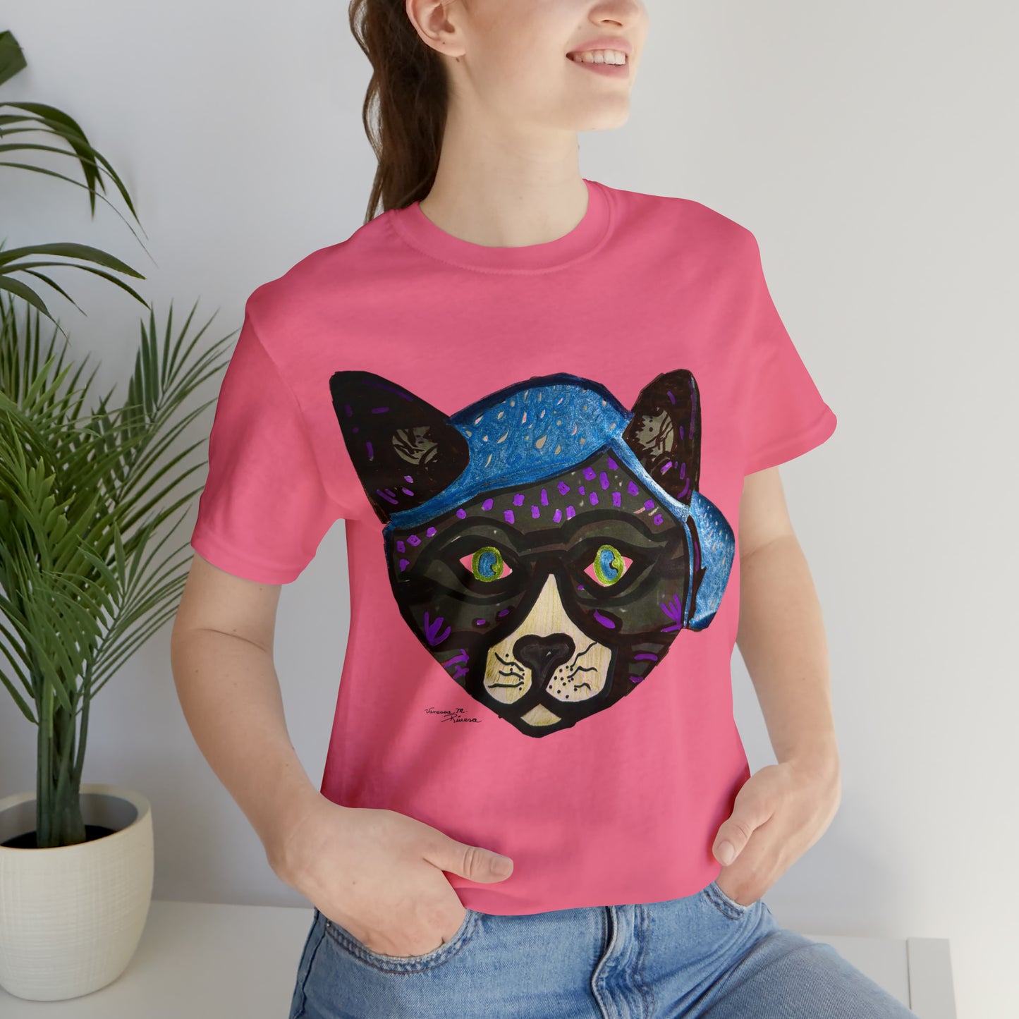 Cat - Unisex Jersey Short Sleeve Tee