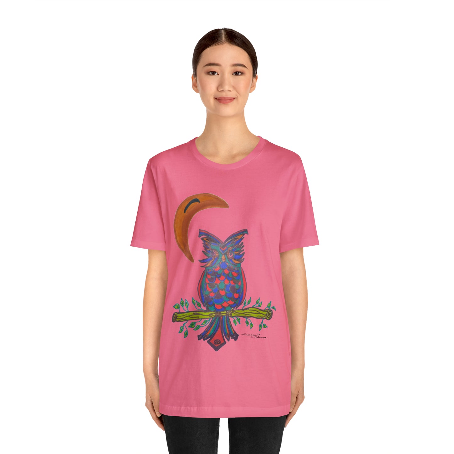 Owl - Unisex Jersey Short Sleeve Tee