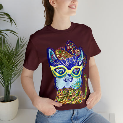 Cat - Unisex Jersey Short Sleeve Tee