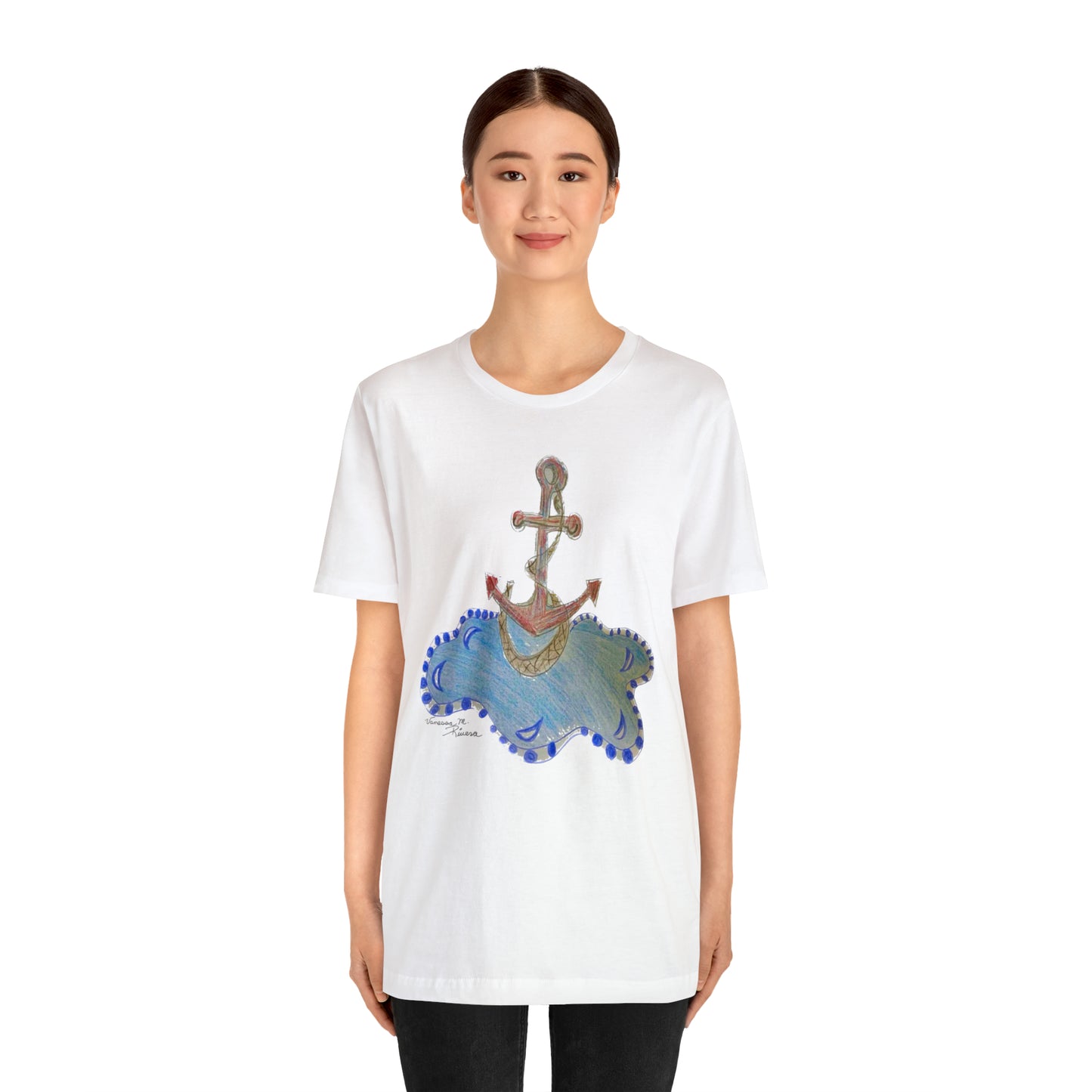 Anchor - Unisex Jersey Short Sleeve Tee