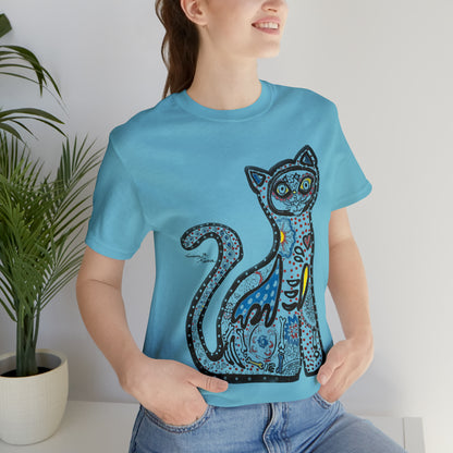 Cat - Unisex Jersey Short Sleeve Tee