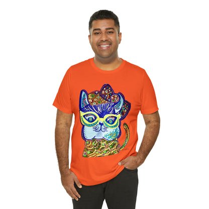 Cat - Unisex Jersey Short Sleeve Tee