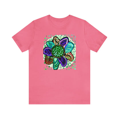 flower - Unisex Jersey Short Sleeve Tee