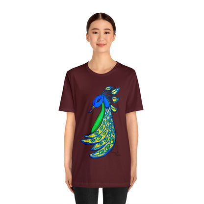 Peacock - Unisex Jersey Short Sleeve Tee