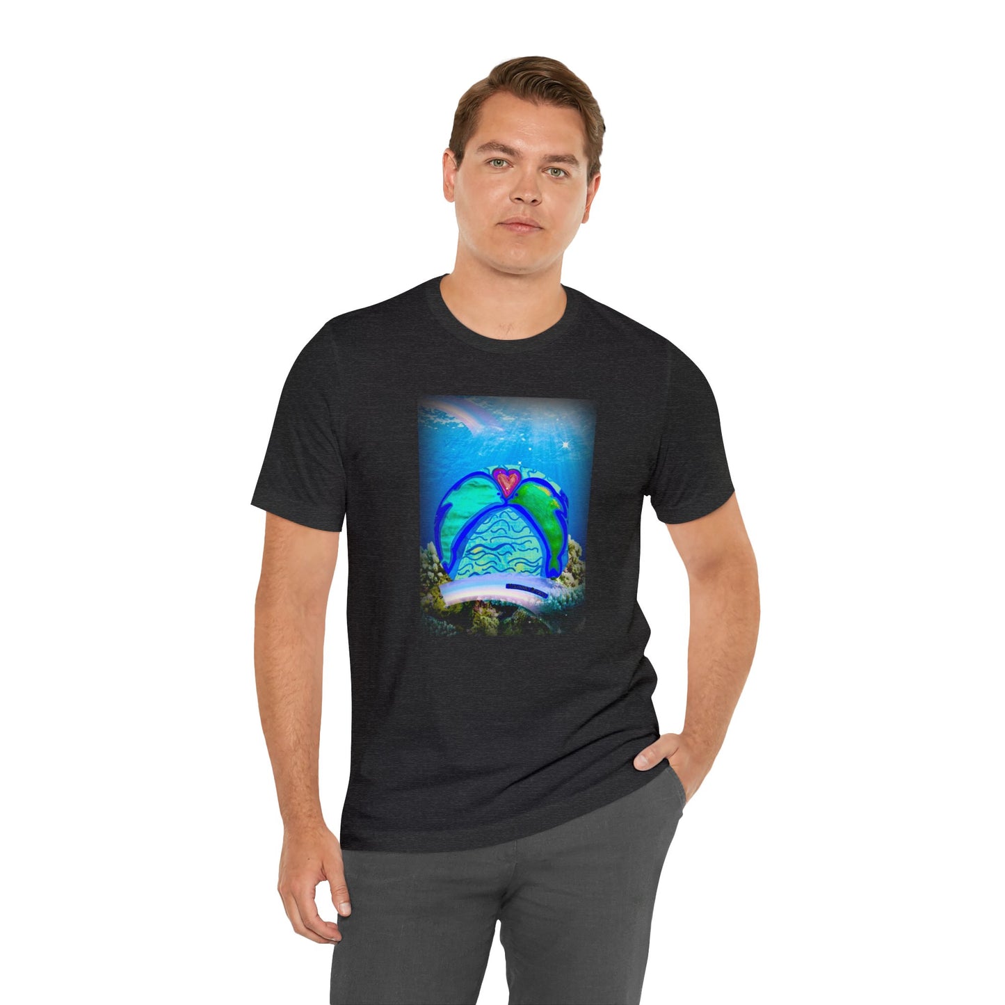 dolphin - Unisex Jersey Short Sleeve Tee