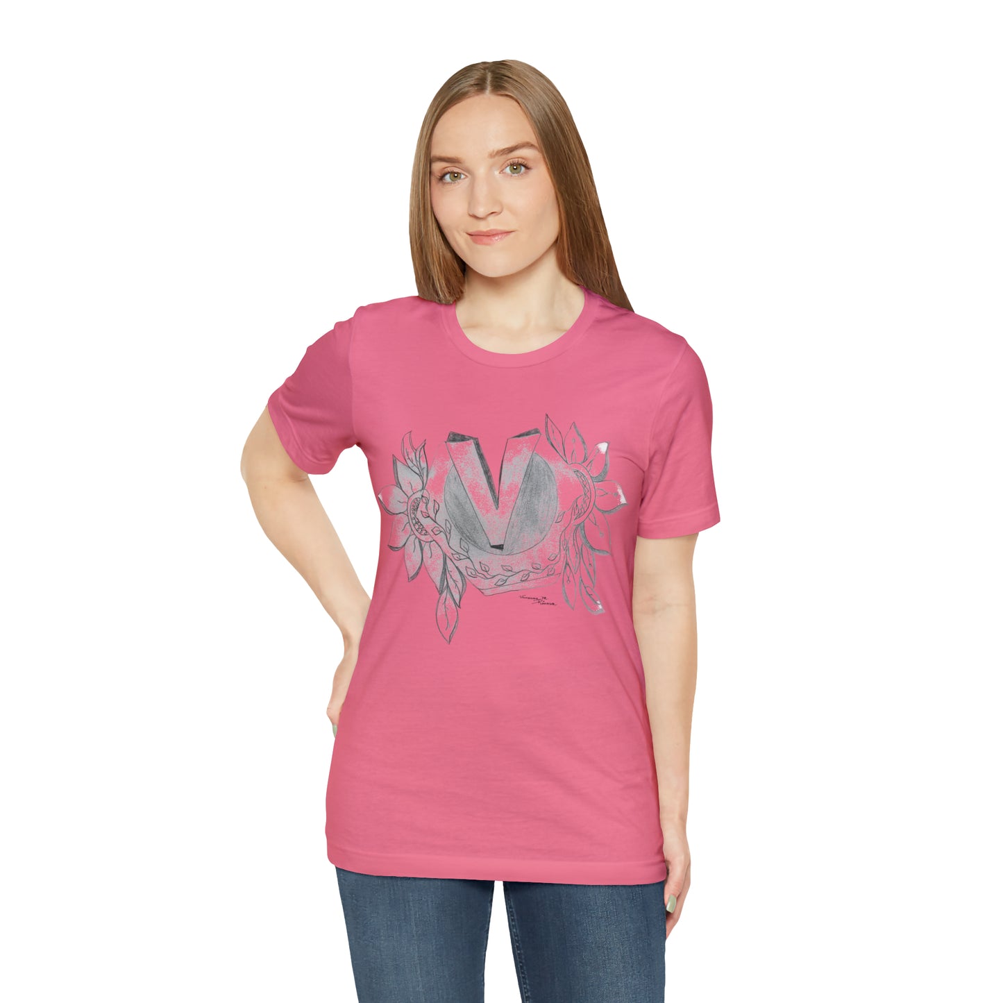 V - Unisex Jersey Short Sleeve Tee