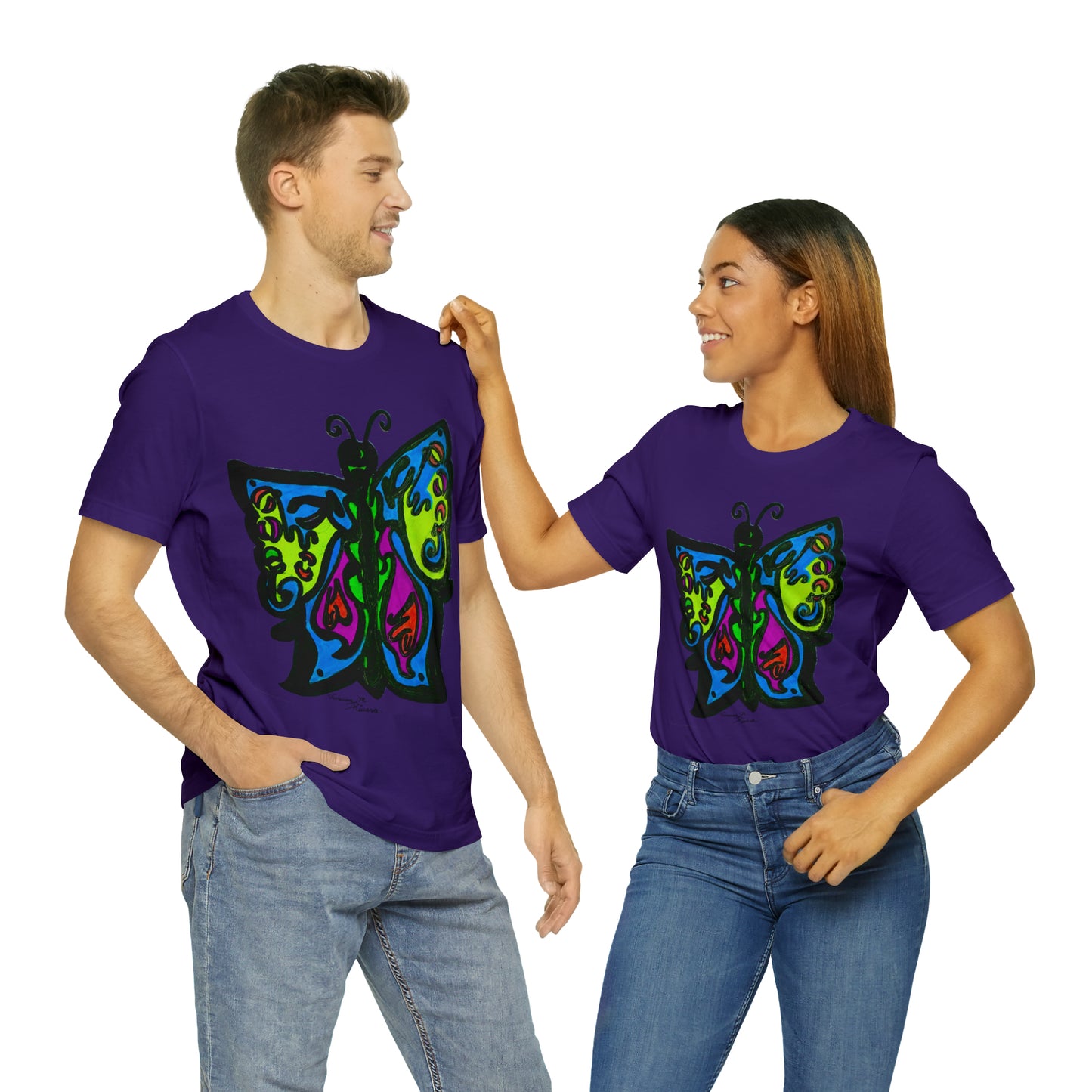 Butterfly - Unisex Jersey Short Sleeve Tee