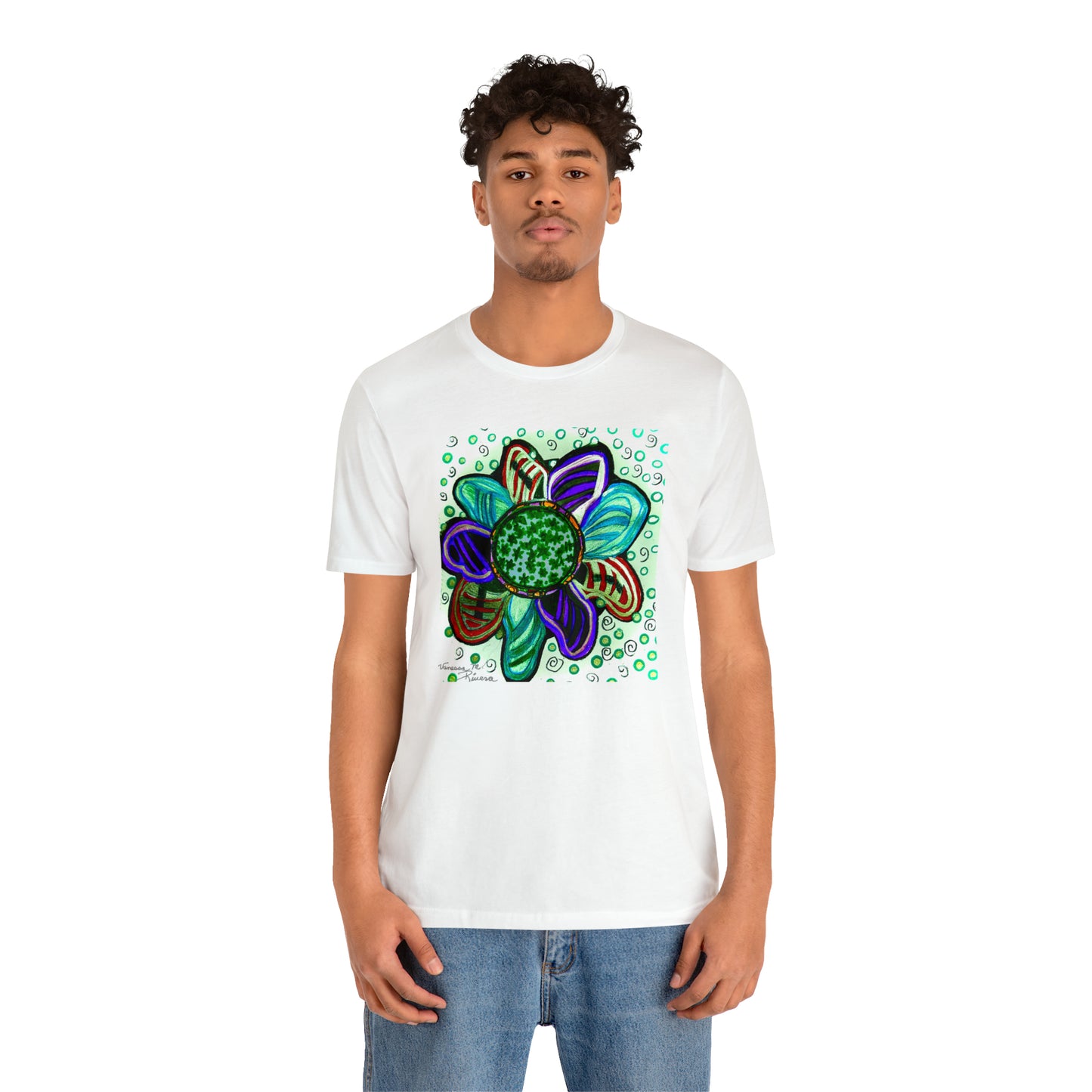 flower - Unisex Jersey Short Sleeve Tee