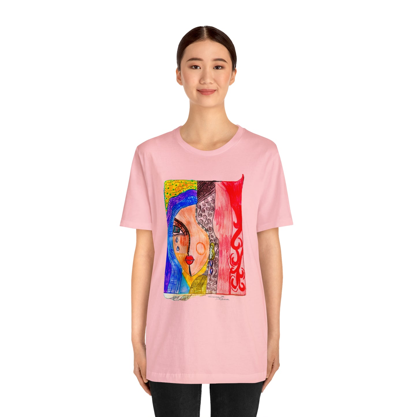 face - Unisex Jersey Short Sleeve Tee