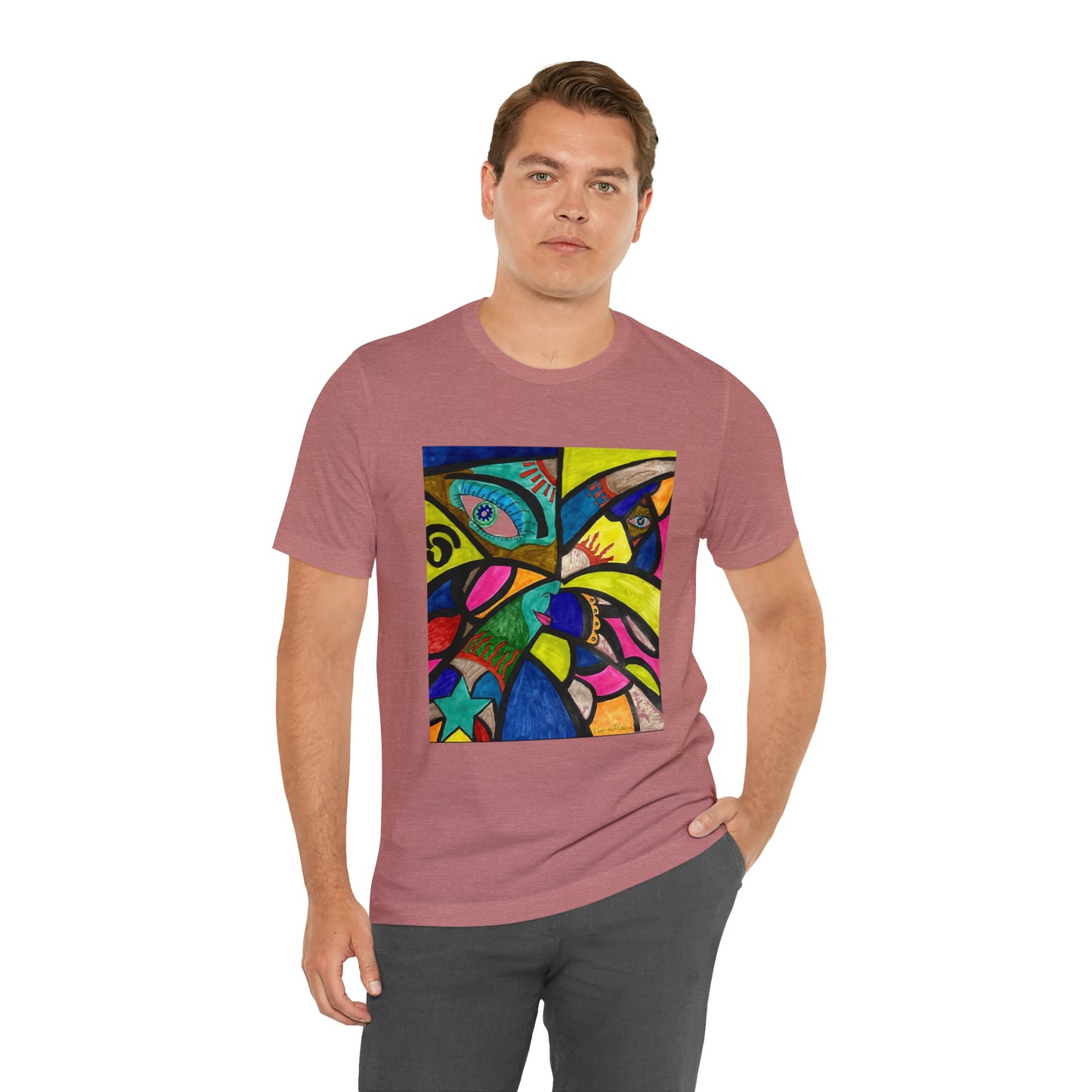 Abstract - Unisex Jersey Short Sleeve Tee