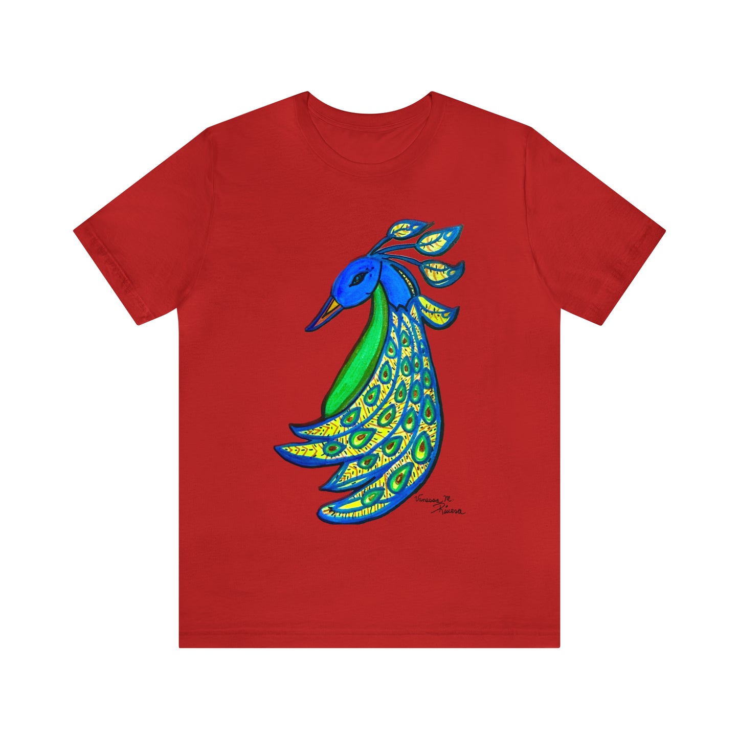 Peacock - Unisex Jersey Short Sleeve Tee