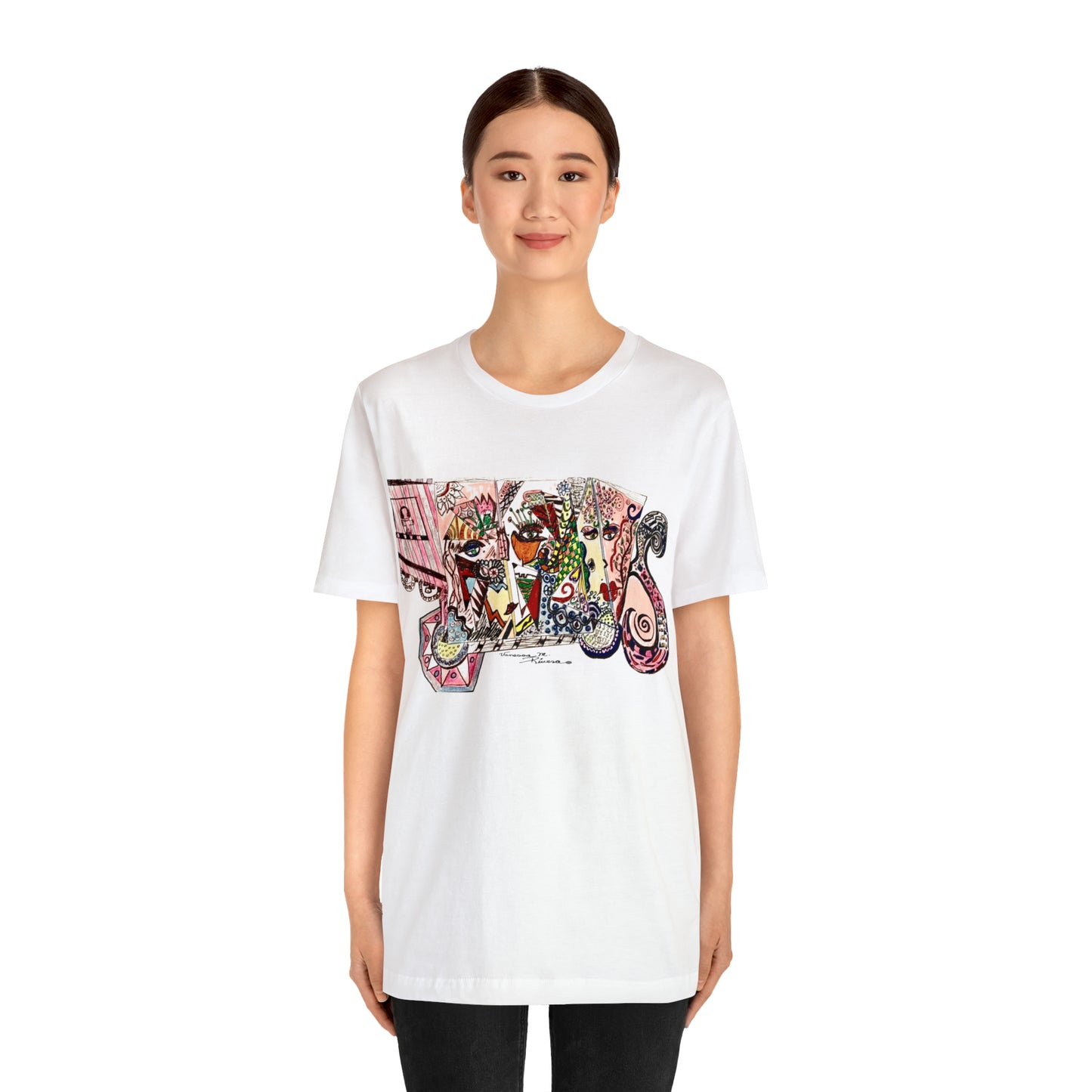 Faces - Unisex Jersey Short Sleeve Tee