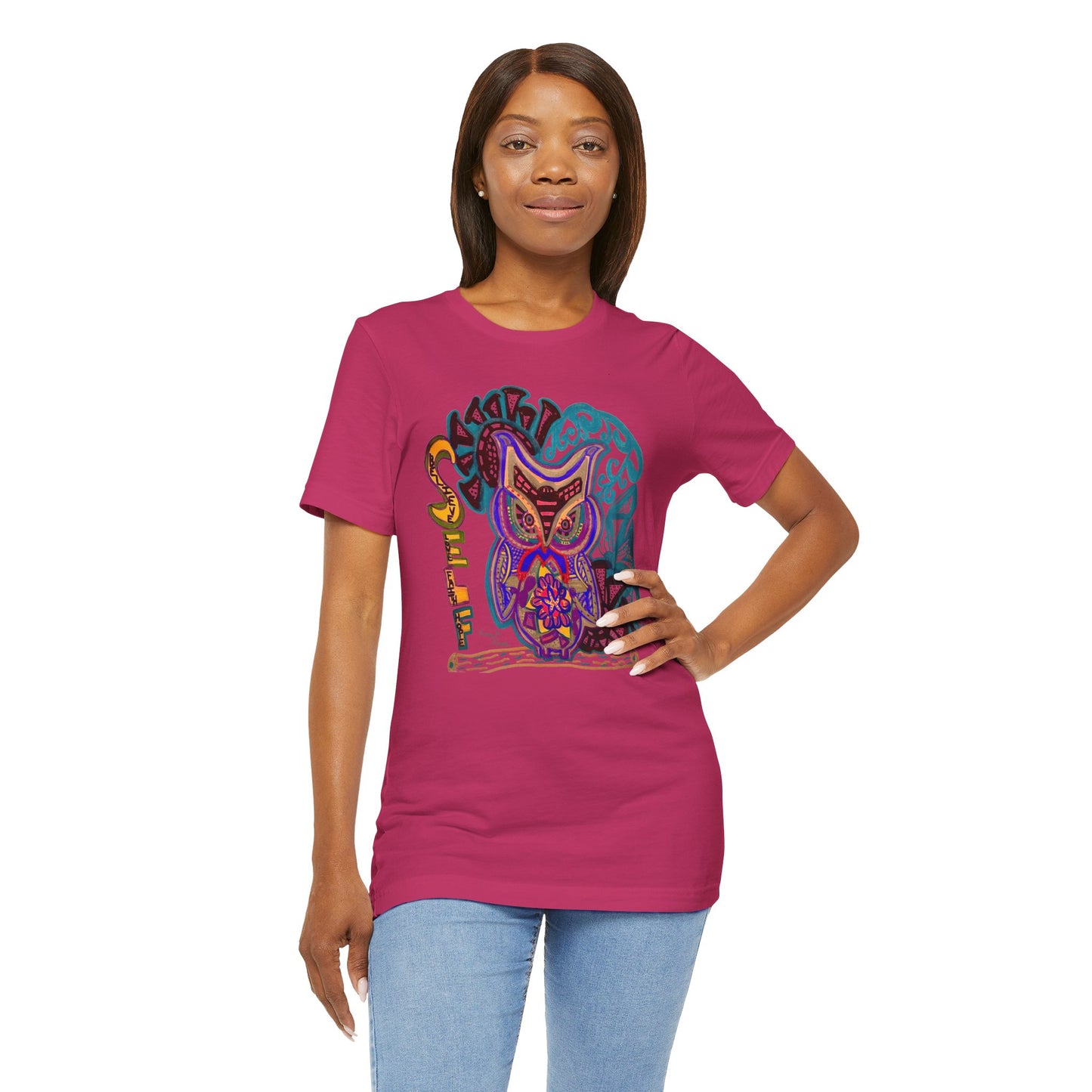 Owl - Unisex Jersey Short Sleeve Tee