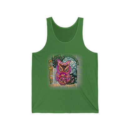 owl - Unisex Jersey Tank