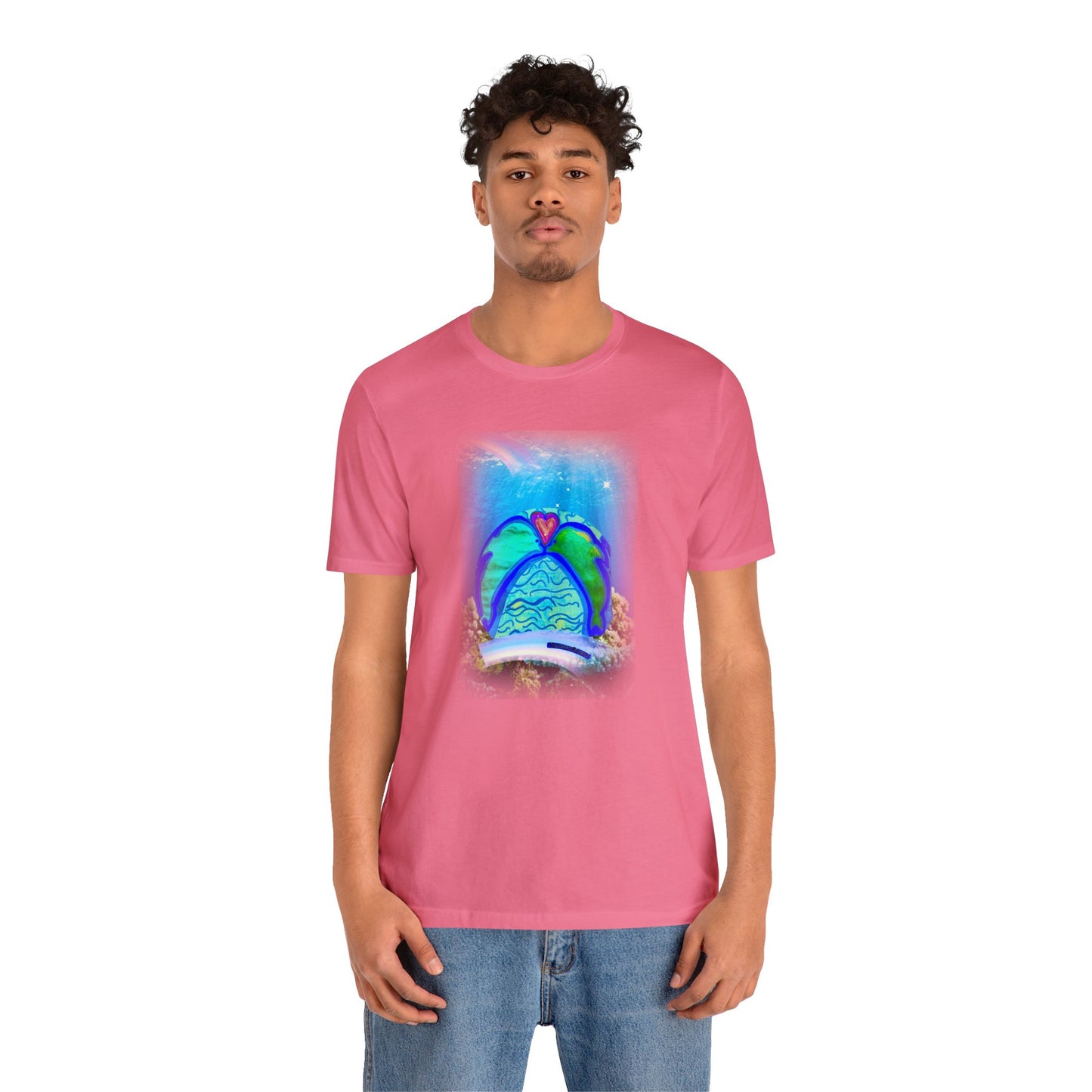 dolphin - Unisex Jersey Short Sleeve Tee