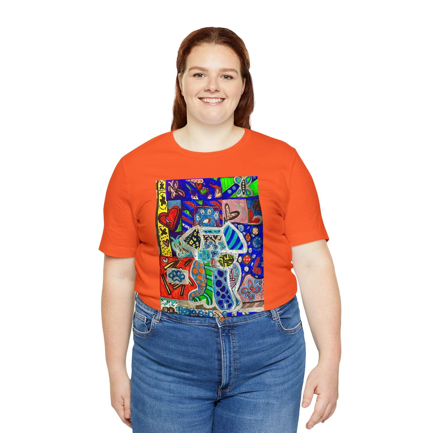 Abstract - Unisex Jersey Short Sleeve Tee