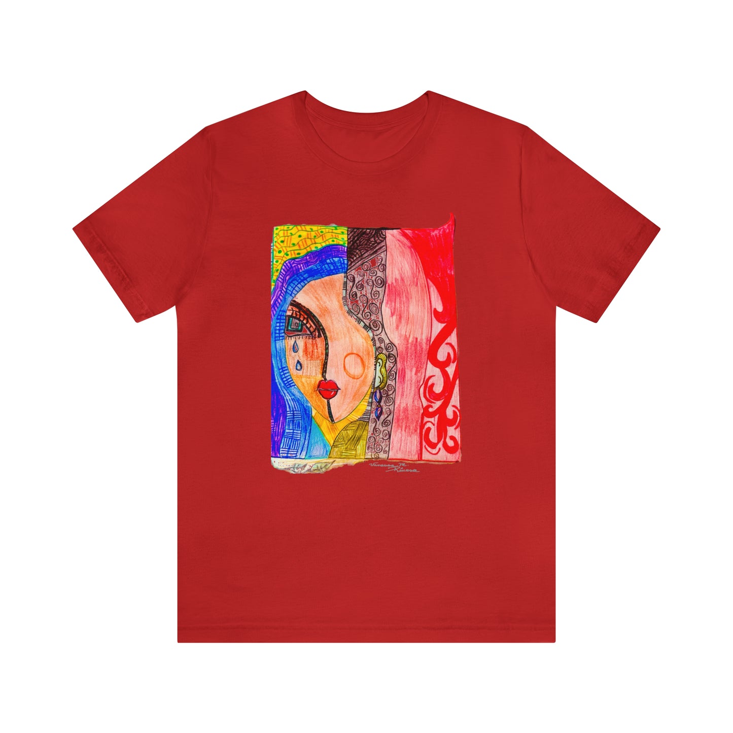 face - Unisex Jersey Short Sleeve Tee